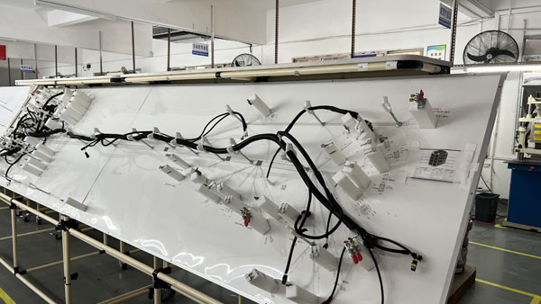 Automotive wire assembly board
